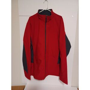 Women’s Crossland Soft Shell Red Windbreaker Jacket | Size: 3XLT  Fleece Lining